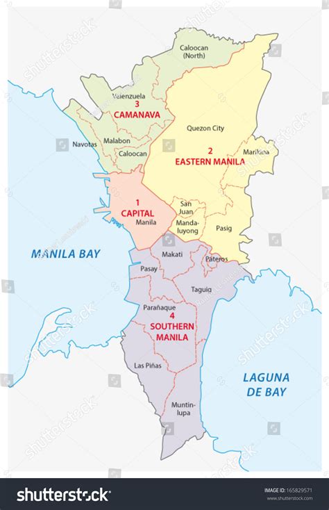 Administrative divisions of Metro Manila .